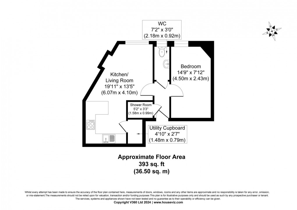 Floorplan for Halmyre Street, Edinburgh, EH6