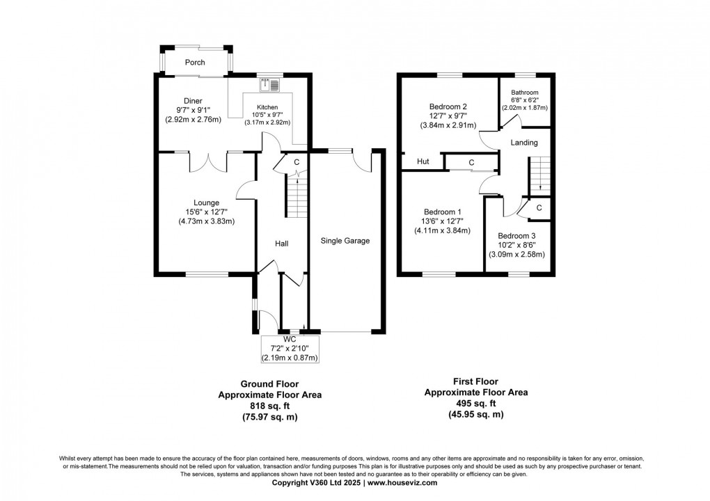 Floorplan for Union Road, Broxburn, EH52