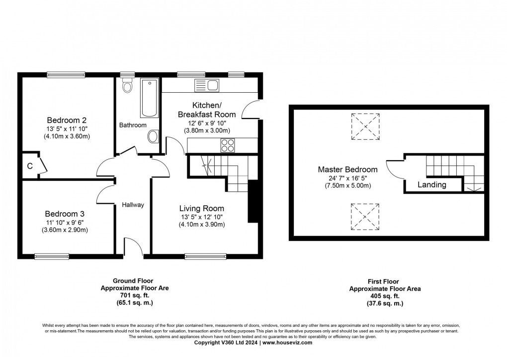 Floorplan for Pentland View Terrace, Roslin, EH25