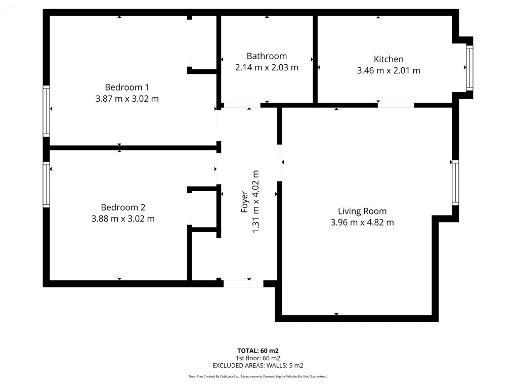 Floorplan for Croft Street, Dalkeith, EH22