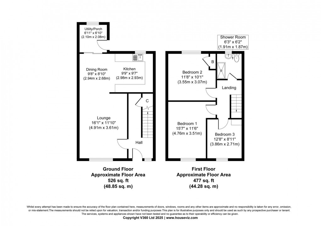 Floorplan for Hillview Avenue, Broxburn, EH52