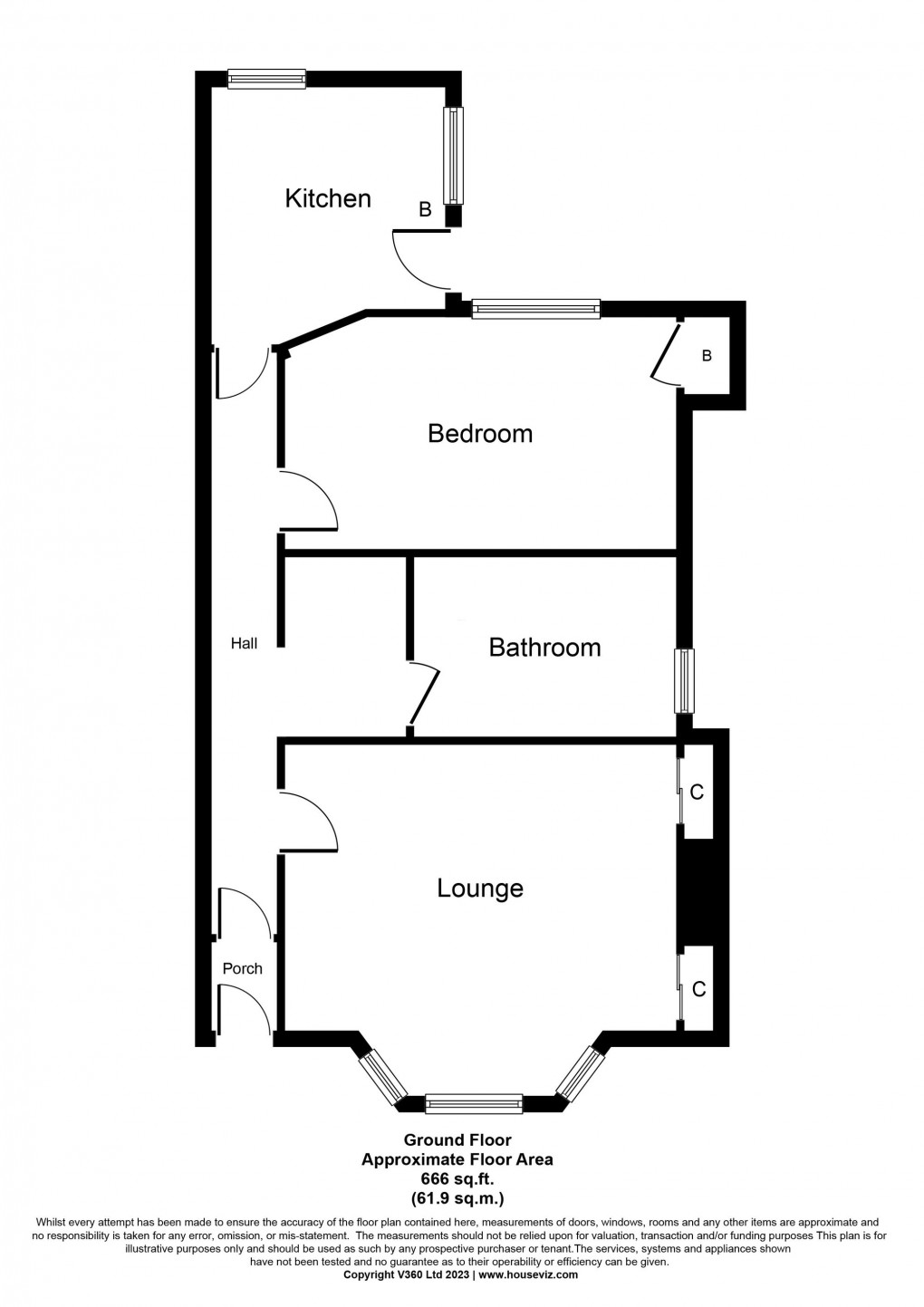 Floorplan for Kirkhill Terrace, Broxburn, EH52