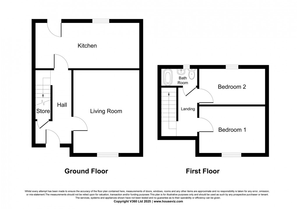 Floorplan for Church Street, Broxburn, EH52