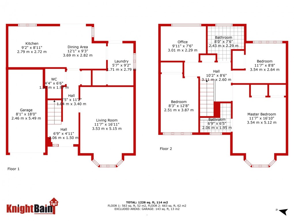 Floorplan for James Young Avenue, Uphall Station, EH54