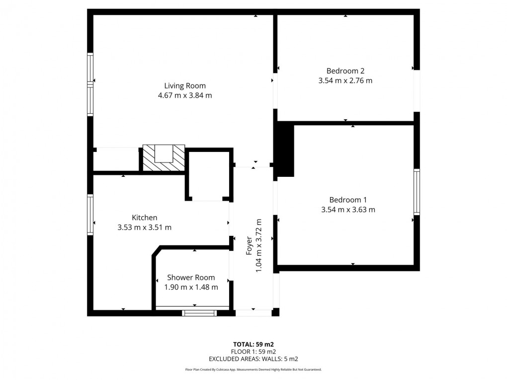 Floorplan for Cardross Crescent, Broxburn, EH52