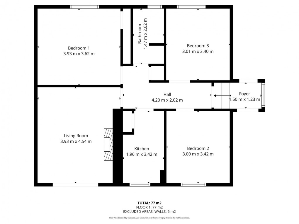Floorplan for Cardross Crescent, Broxburn, EH52