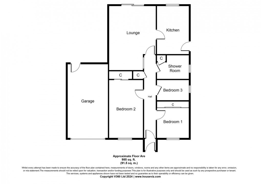 Floorplan for Almond Court, Livingston, EH54