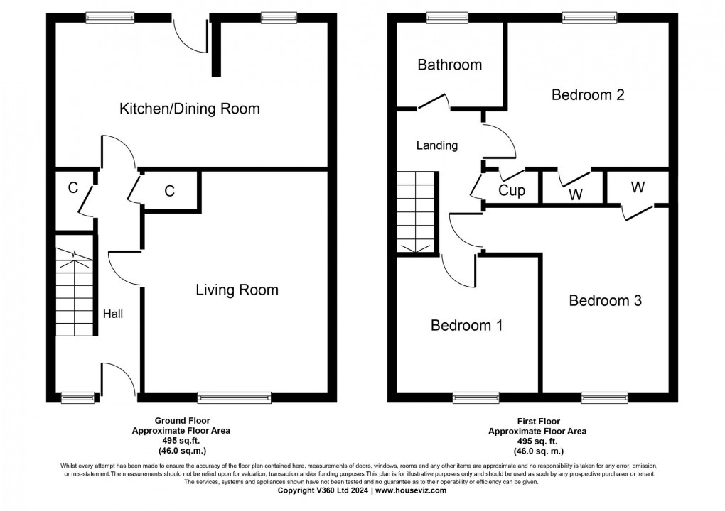 Floorplan for Thomson Court, Uphall, EH52