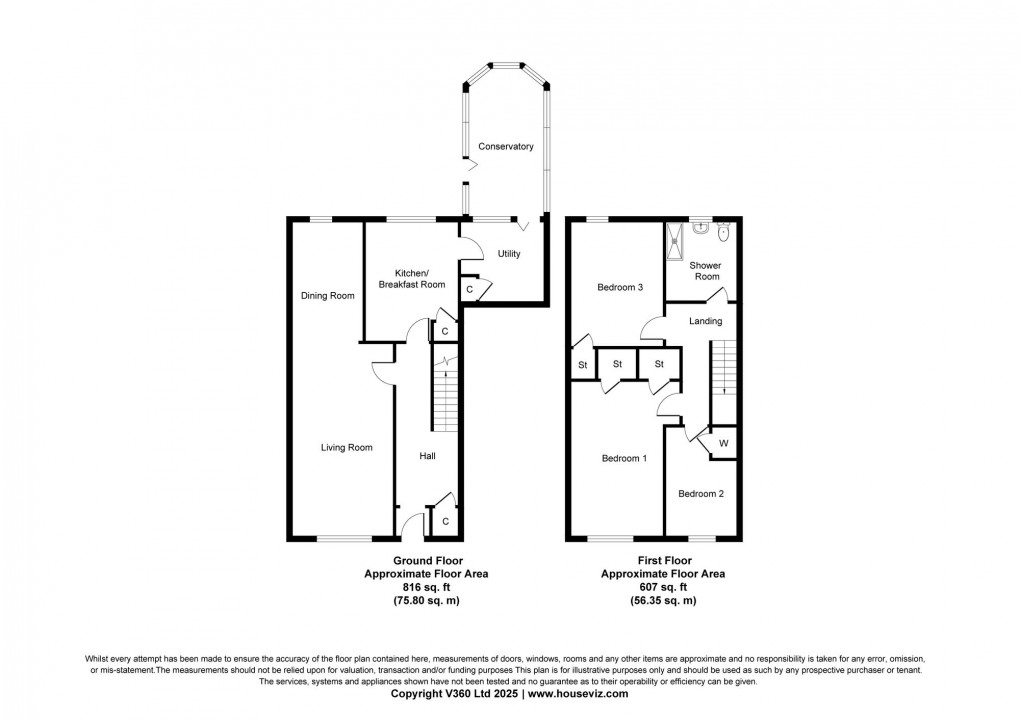 Floorplan for Rosemount Drive, Uphall, EH52