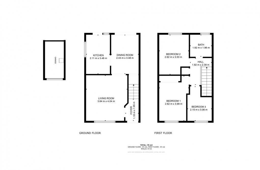 Floorplan for Woodville Court, Broxburn, EH52