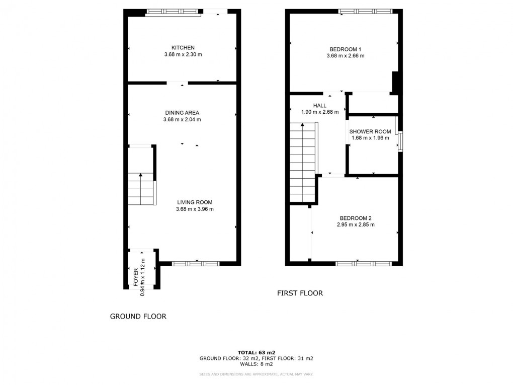 Floorplan for Byrehope Road, Uphall, EH52